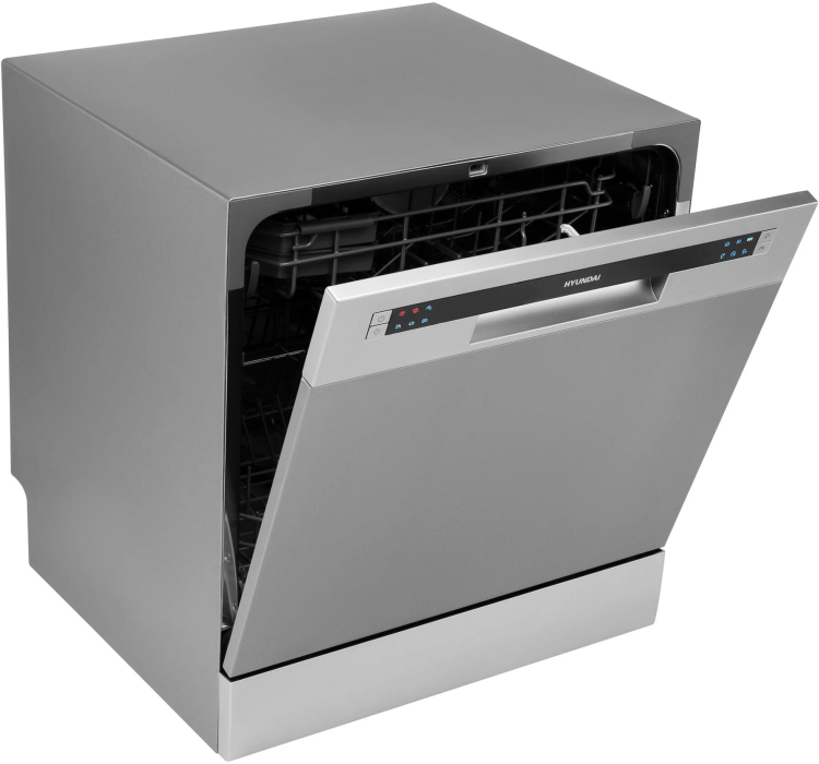 Hyundai DT503 серебро компактная посудомочная машина