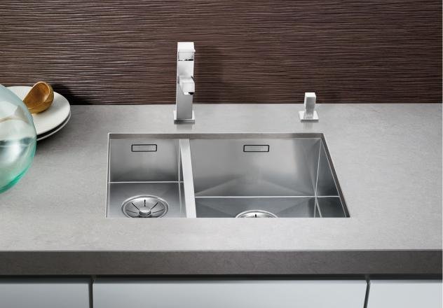 Blanco ZEROX 340/180-U чаша слева нерж. сталь зеркальная полировка 521613 мойка