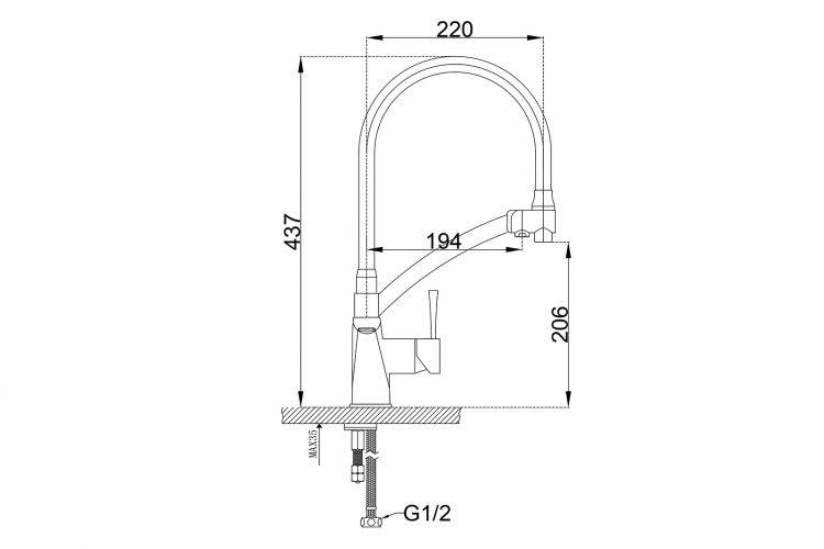 Zorg Clean Water ZR 354-8 YF смеситель