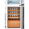 Hiberg RFS-700DX NFGB inverter Wine холодильник Side-by-side