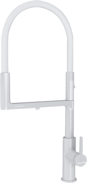 Paulmark TORNADO белый матовый смеситель