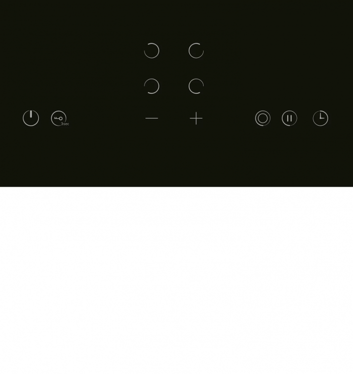 Lex EVH 642B BL электрическая варочная панель