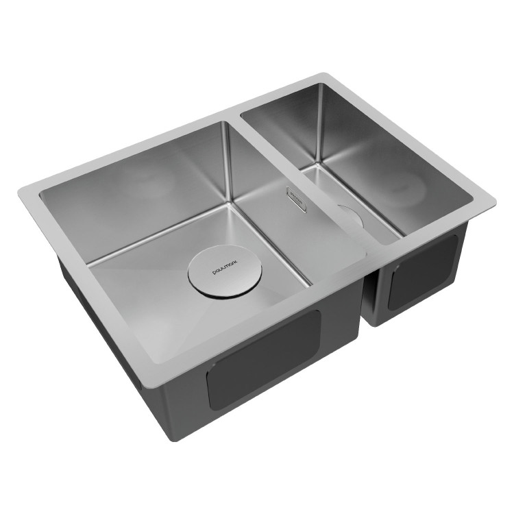 Paulmark NEXT 58/2S UNI вороненая сталь мойка