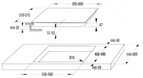 Gorenje ECT62INB варочная панель электрическая стеклокерамика