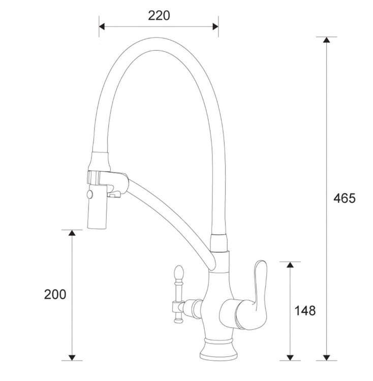 Zorg ZR 347-6 YF смеситель