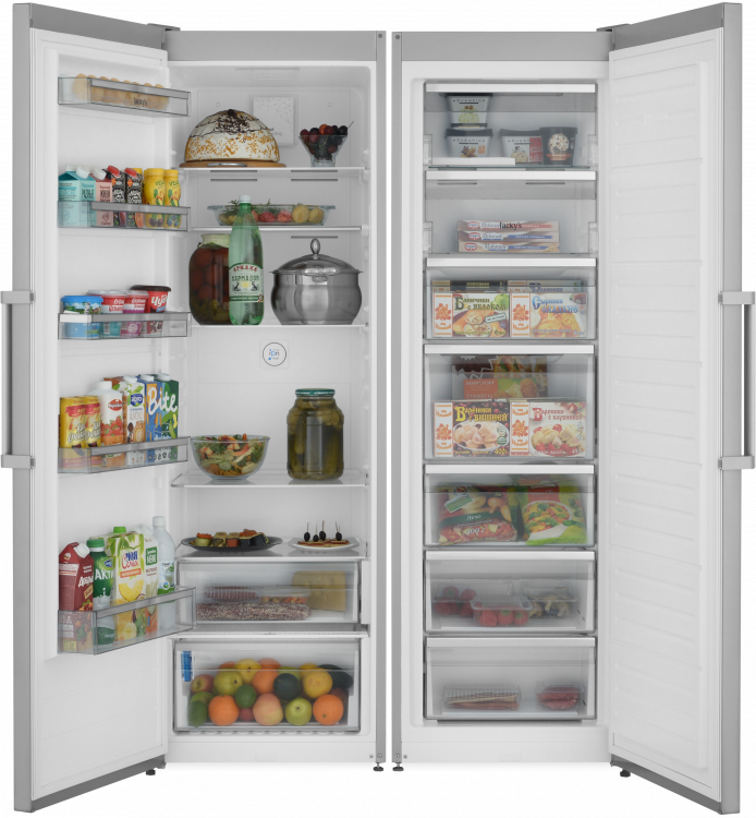 Jacky's JLF FI1860 SBS отдельностоящий холодильник с морозильником Side-by-side