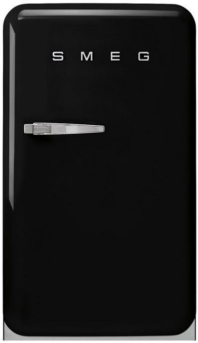 Smeg FAB10RBL5 отдельностоящий однодверный холодильник черный
