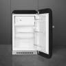 Smeg FAB10RBL5 отдельностоящий однодверный холодильник черный