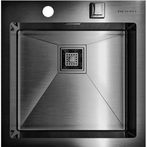 Omoikiri Akisame 46-GM нерж.сталь/вороненая сталь мойка