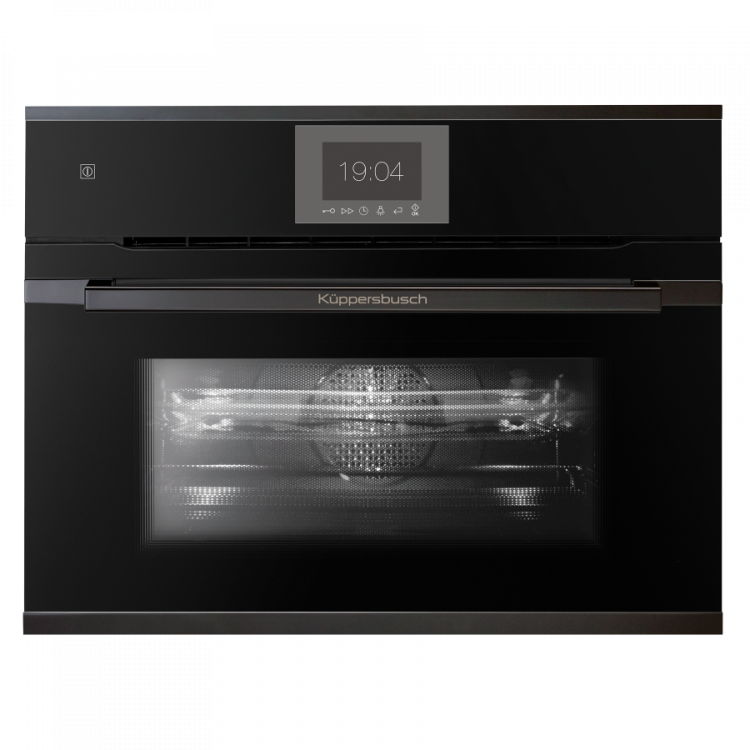 Kuppersbusch CBM 6550.0 S2 Black Chrome компактный духовой шкаф с микроволнами