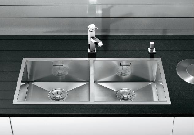 Blanco ZEROX 400/400-IF нерж. сталь зеркальная полировка 521619 мойка