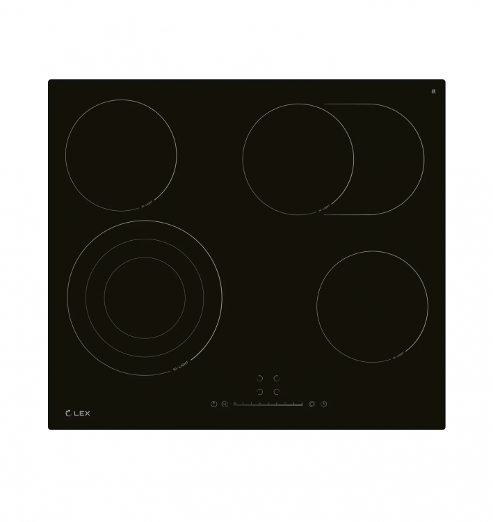 Lex EVH 642D BL электрическая варочная панель
