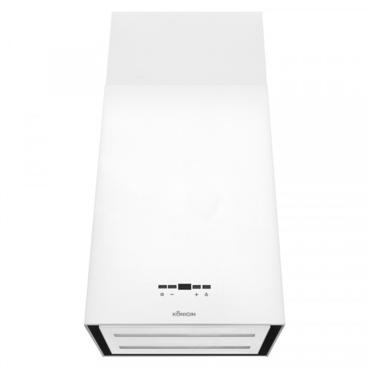 Konigin Geometry White/White Glass вытяжка
