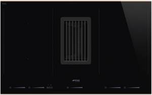 Smeg HOBD682R1 индукционная варочная панель со встроенной вытяжкой